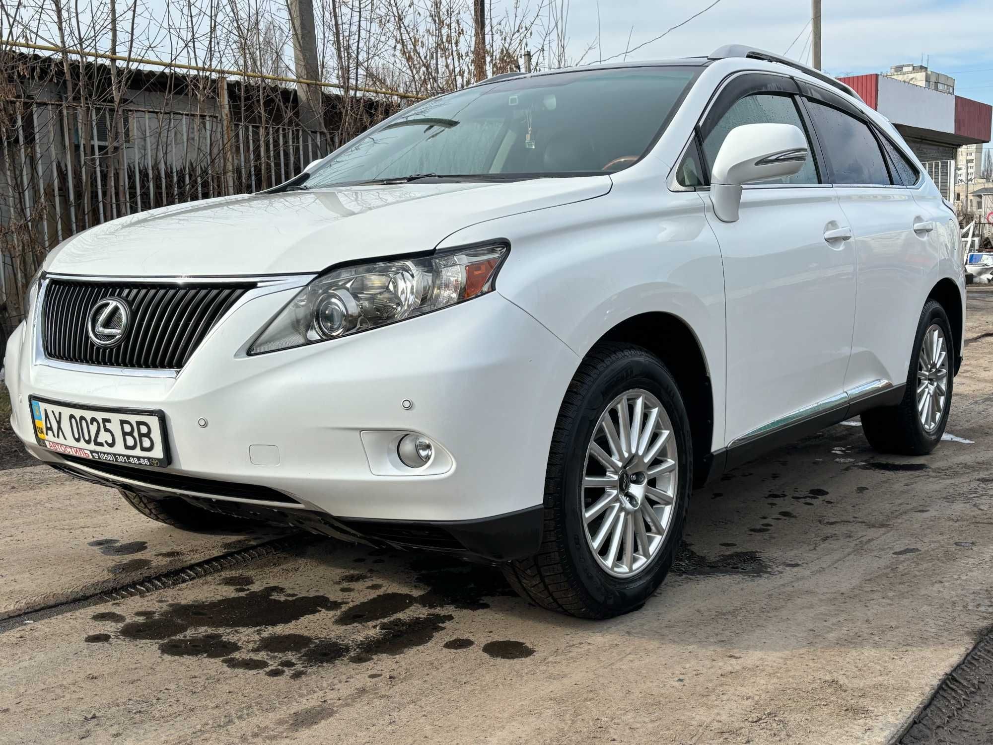 LEXUS RX-350 в идеальном состоянии пробег 64тыс белый перламутр