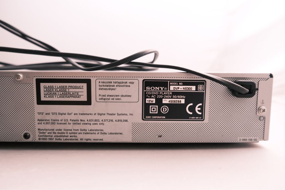 DvD Sony CD DVD odtwarzacz SONY DVP-NS300 DVP NS 300 plus pilot