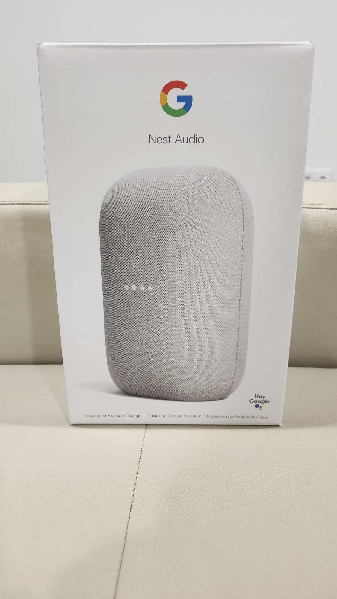 Coluna Google Nest Cinza