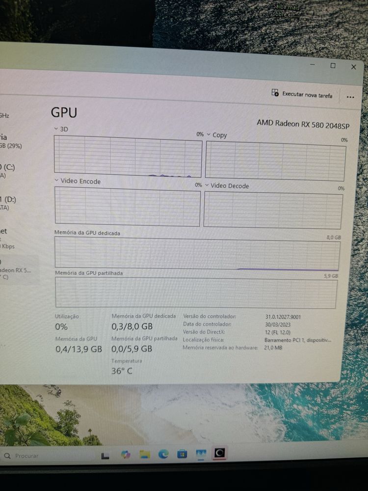 Torre de Gaming i7+Rx580 8Gb+12Gb+SSD 250GB