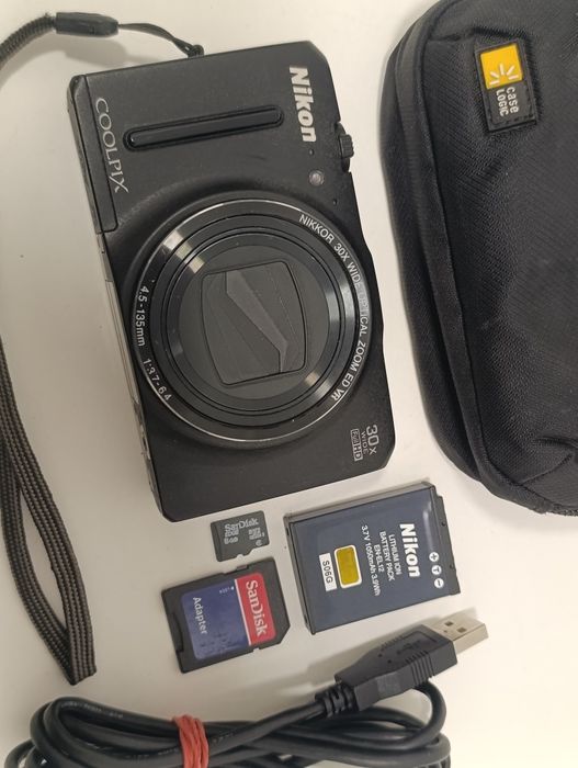 Aparat cyfrowy NIKON Coolpix S9700 zoom x30 16mp MANUAL WiFi GPS fHD