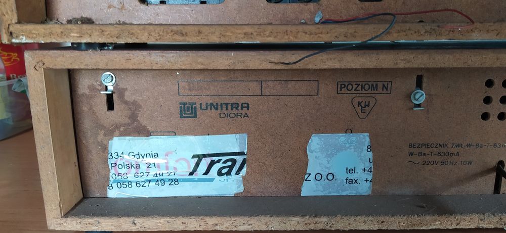 Głośniki i radia Unitra