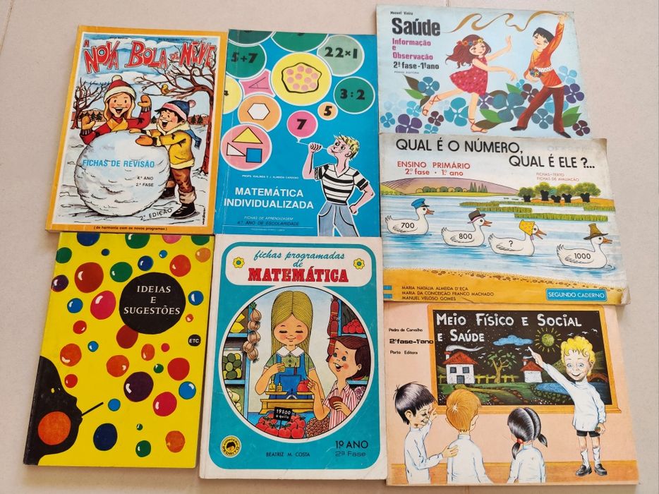 Manuais escolares do ensino primário - Anos 70 (Novos)