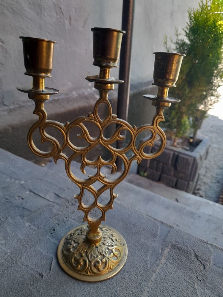 Підсвічник латунний