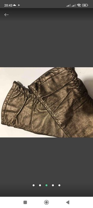 Рукавички з натуральної шкіри