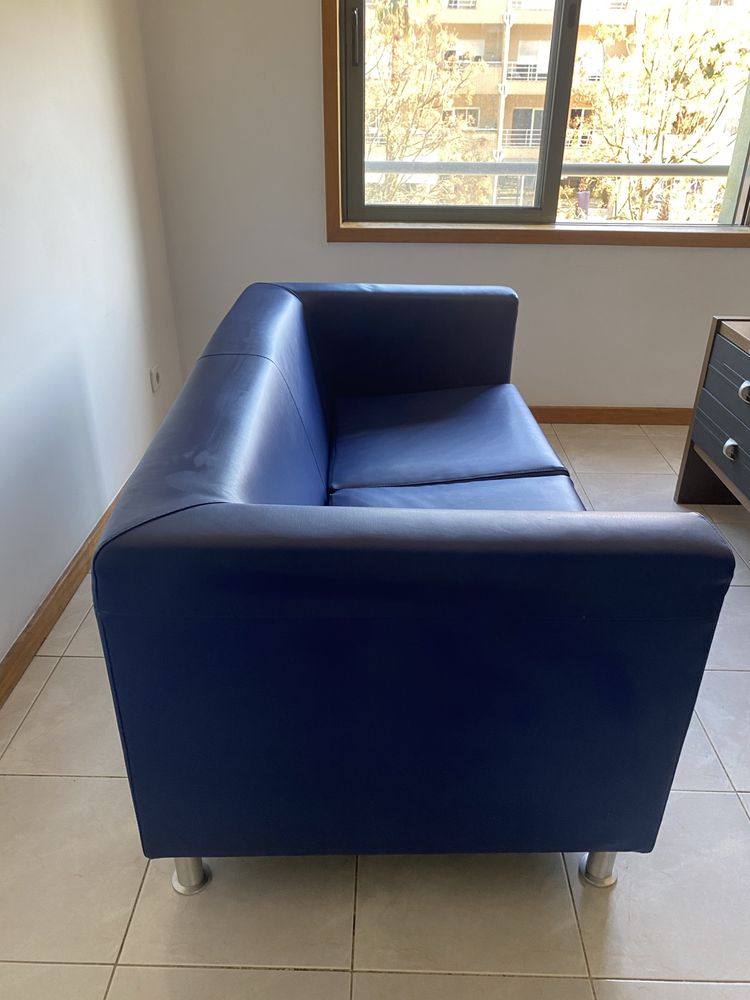 Sofa 2 lugares - azul