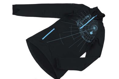 Bergans Fosen Lady bluza termiczna czarna ZIP XS
