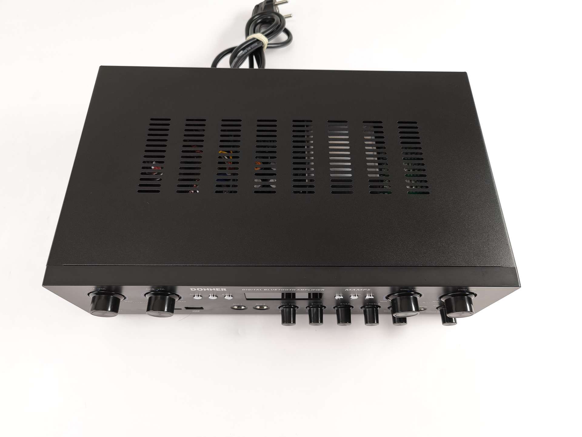 Donner EC6508 Bluetooth 5.0 wzmacniacz 4 kanały moc 440 USB, SD, FM