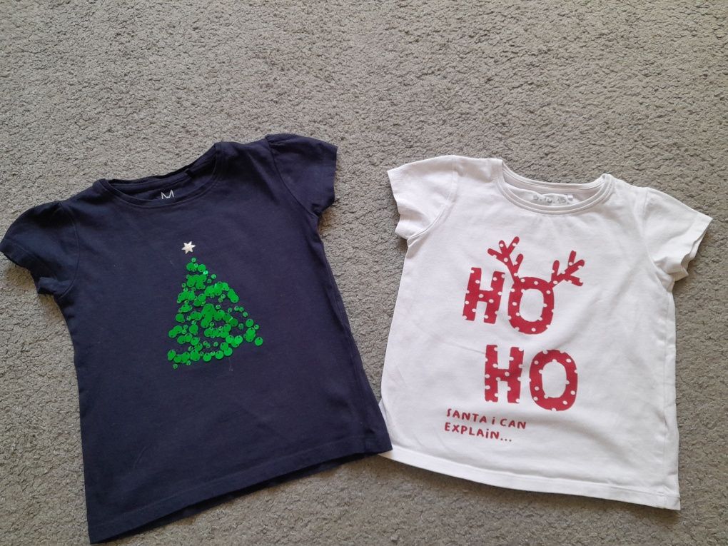 Koszulki T-shirty świąteczne 104 cm