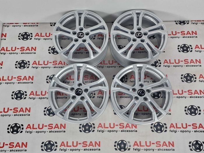 NOWE alufelgi LEXUS 17" 5x114,3 ES,GS,IS,RC,UX Srebrne