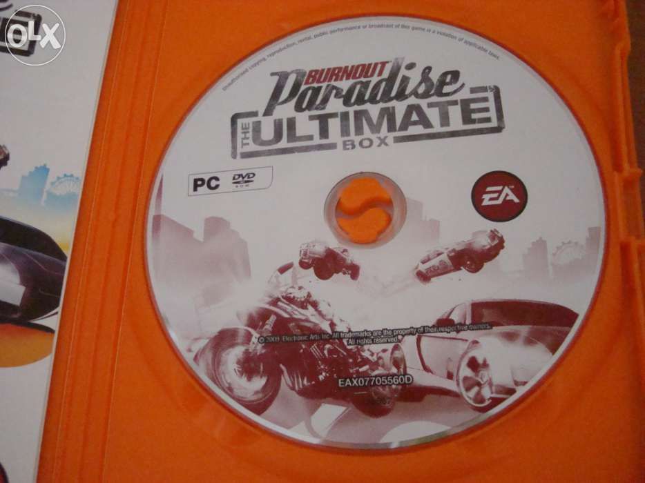 Jogos para PC "Theme Park Inc Classic" e "Burnout - Paradise..."