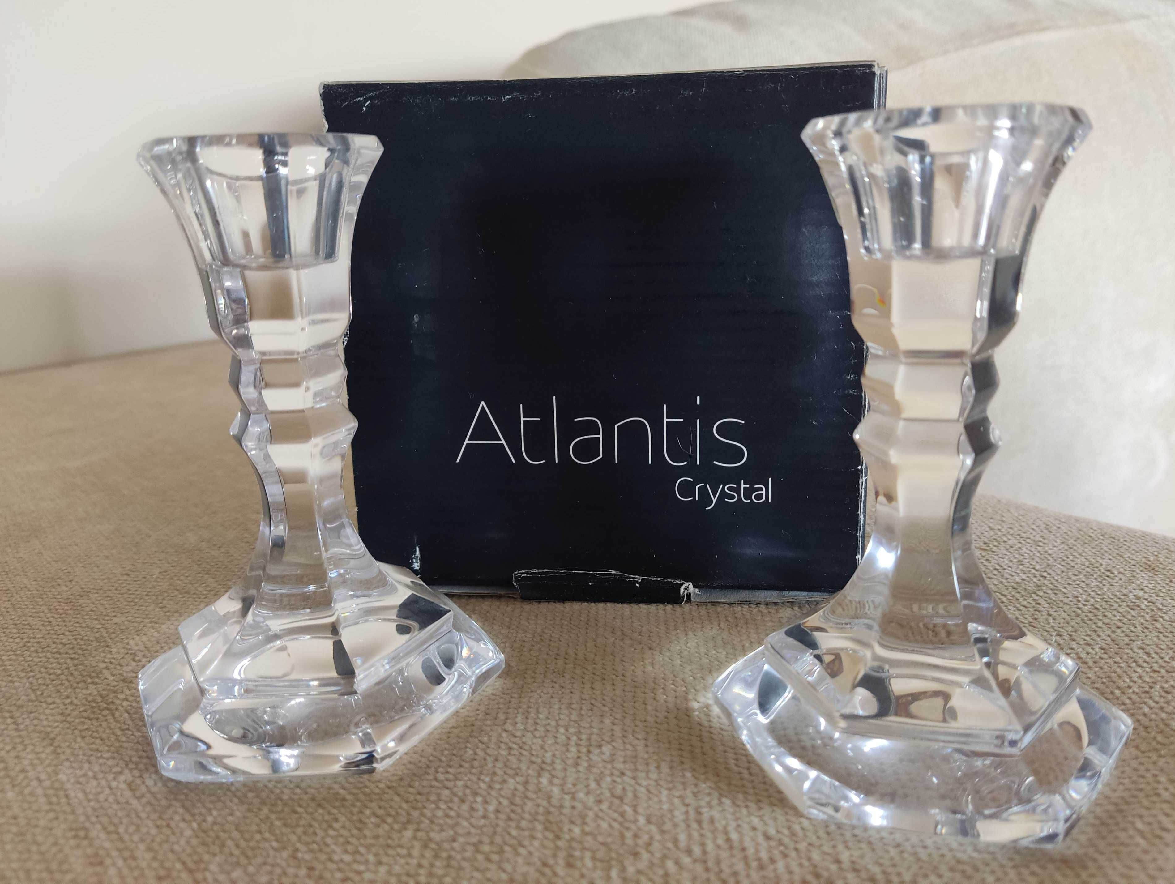 Castiçais Atlantis Cristal