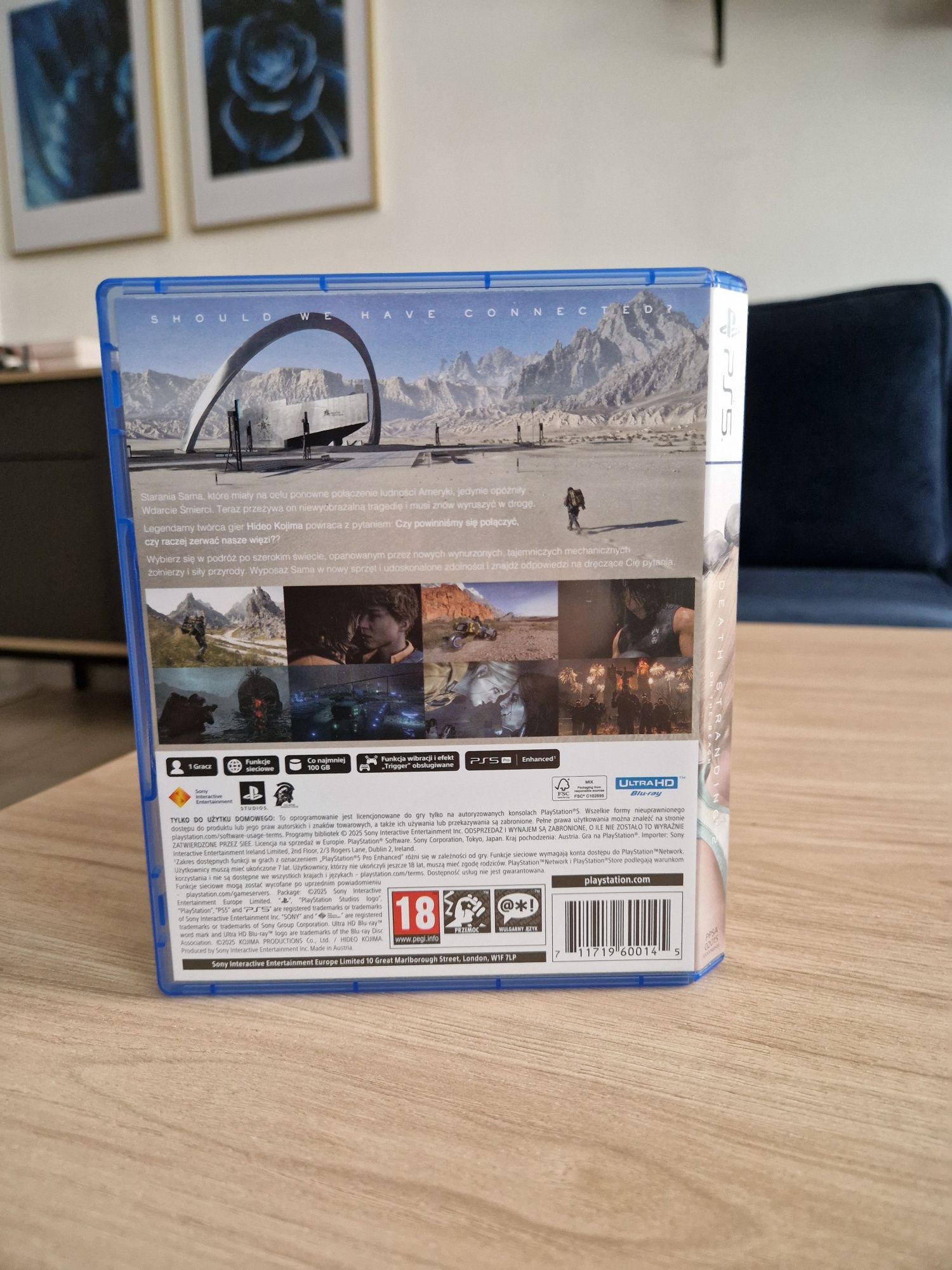 PS5 PlayStation5 gra Death Stranding 2 on the beach ultrahd blueray