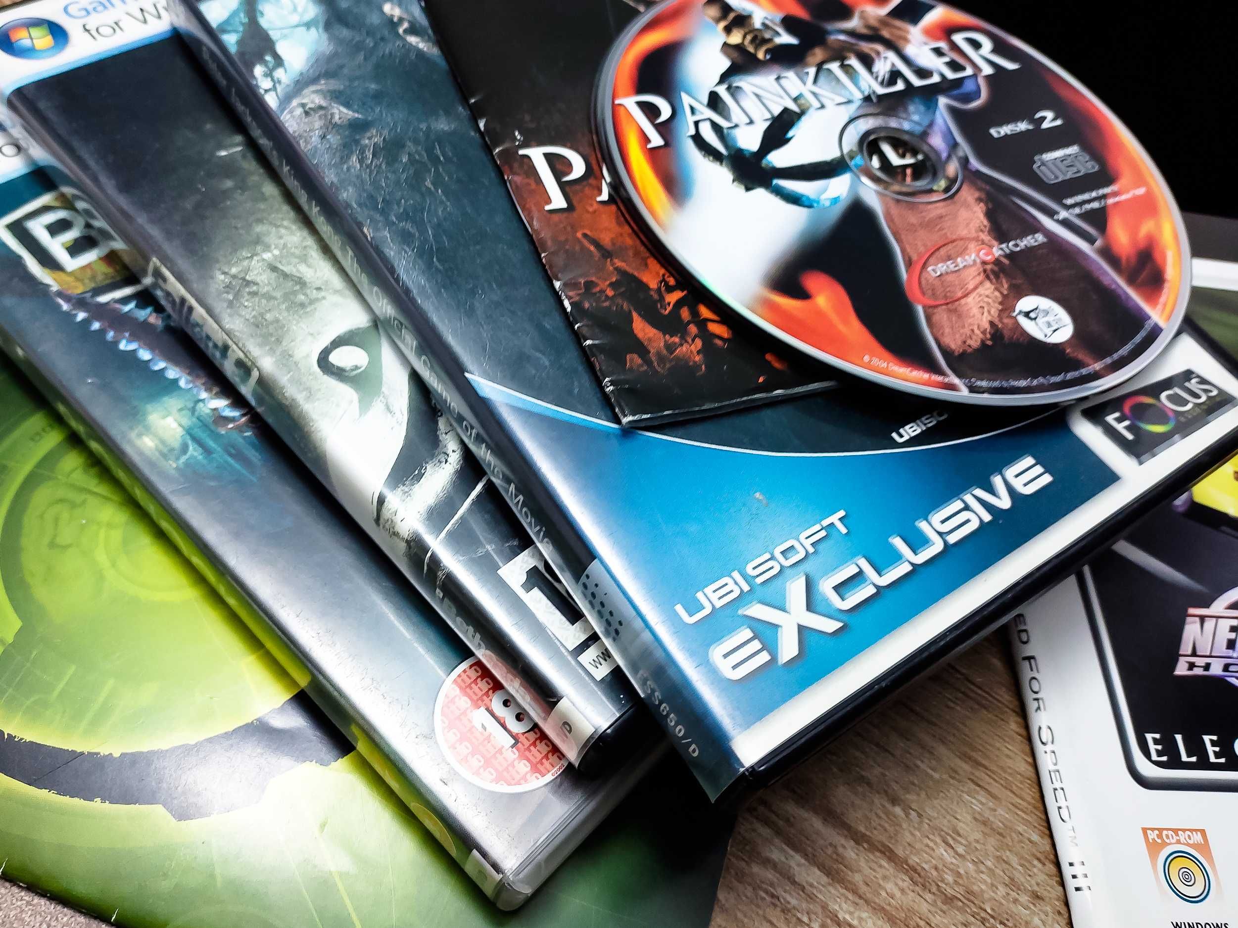 PC Fallout 3, Quake 4, Peter Jackson's King Kong, BioShock, Painkiller