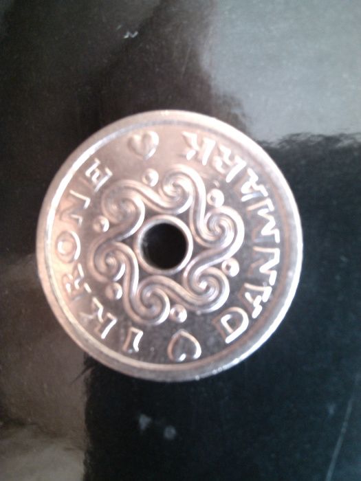 moneta - bilon, 1 Korona DANIA - 1 KRONE DANMARK 1992