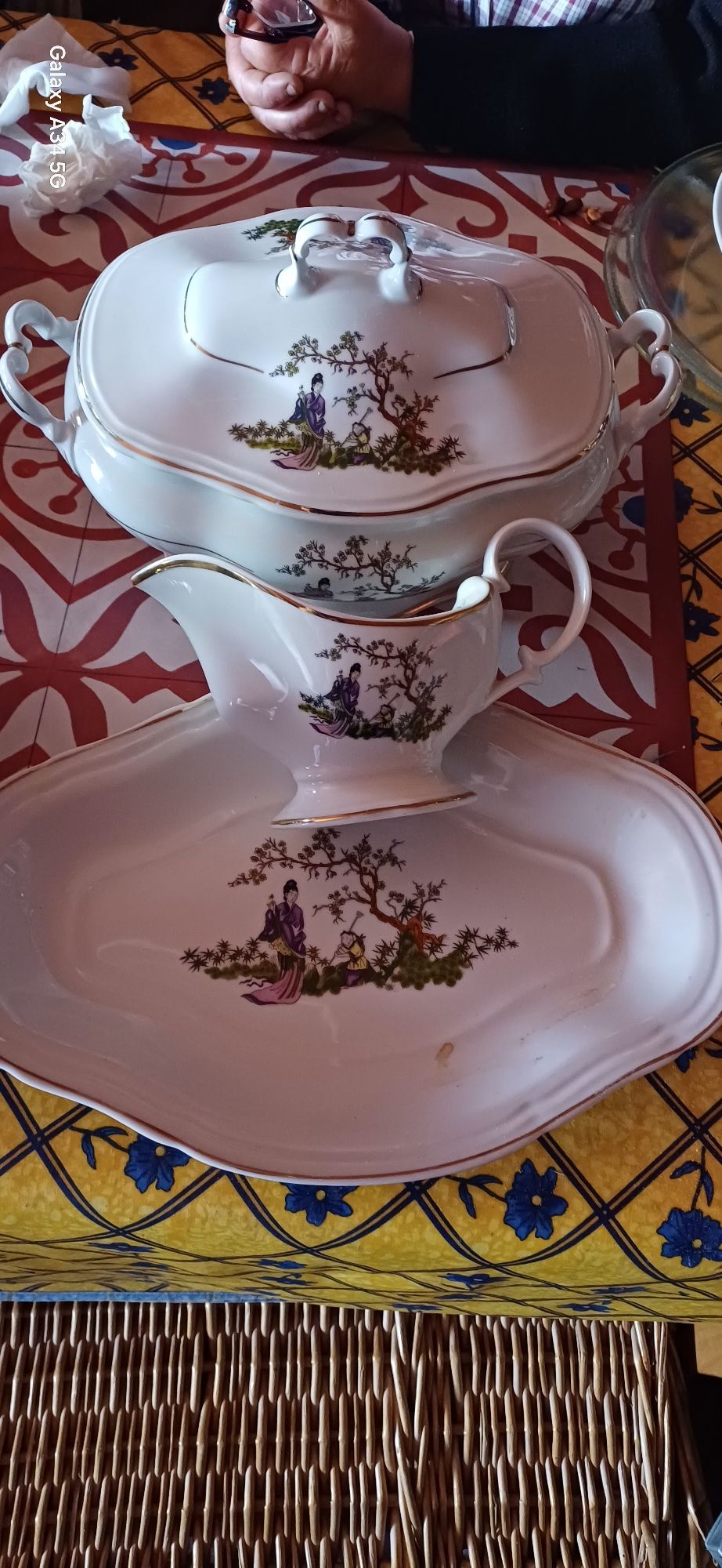 Jogo de porcelana