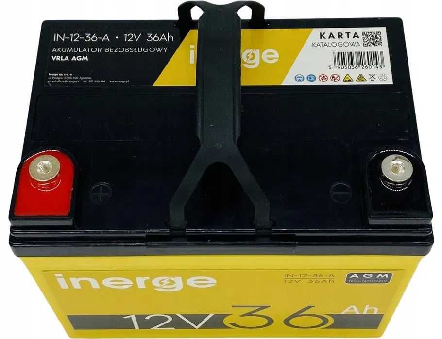 Akumulator 12V 36Ah jak nowy 2024