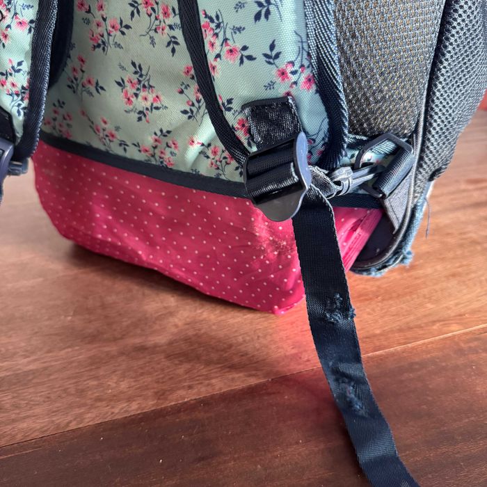 Mochila Azul com Rodas