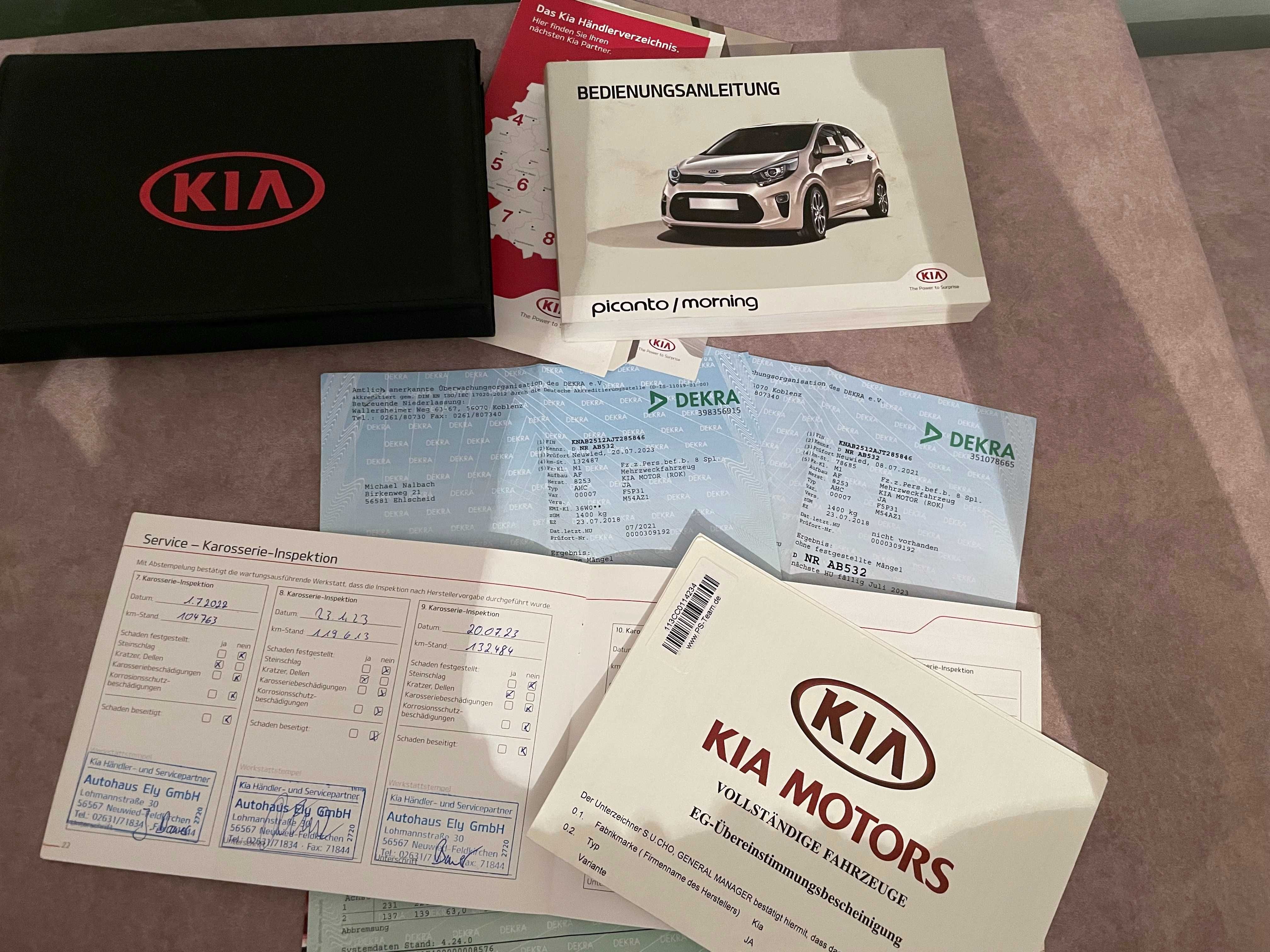 Kia Picanto 2018 EURO 6 1.2 MPI 4 CYLINDRY # Serwisowana #Bezwypadkowa