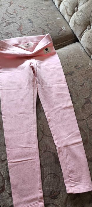 lekko ocieplane leginsy H&M, r. 116