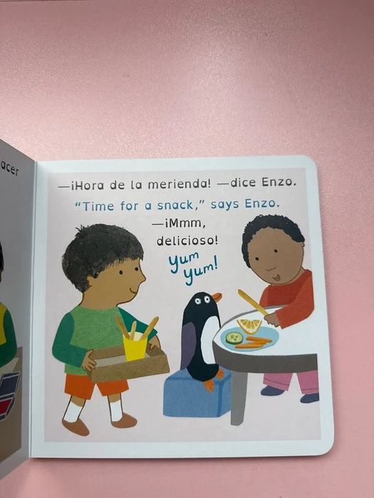 Enzo Es Un Maestro - kartonowa, hiszpański, angielski - dwujęzyczność