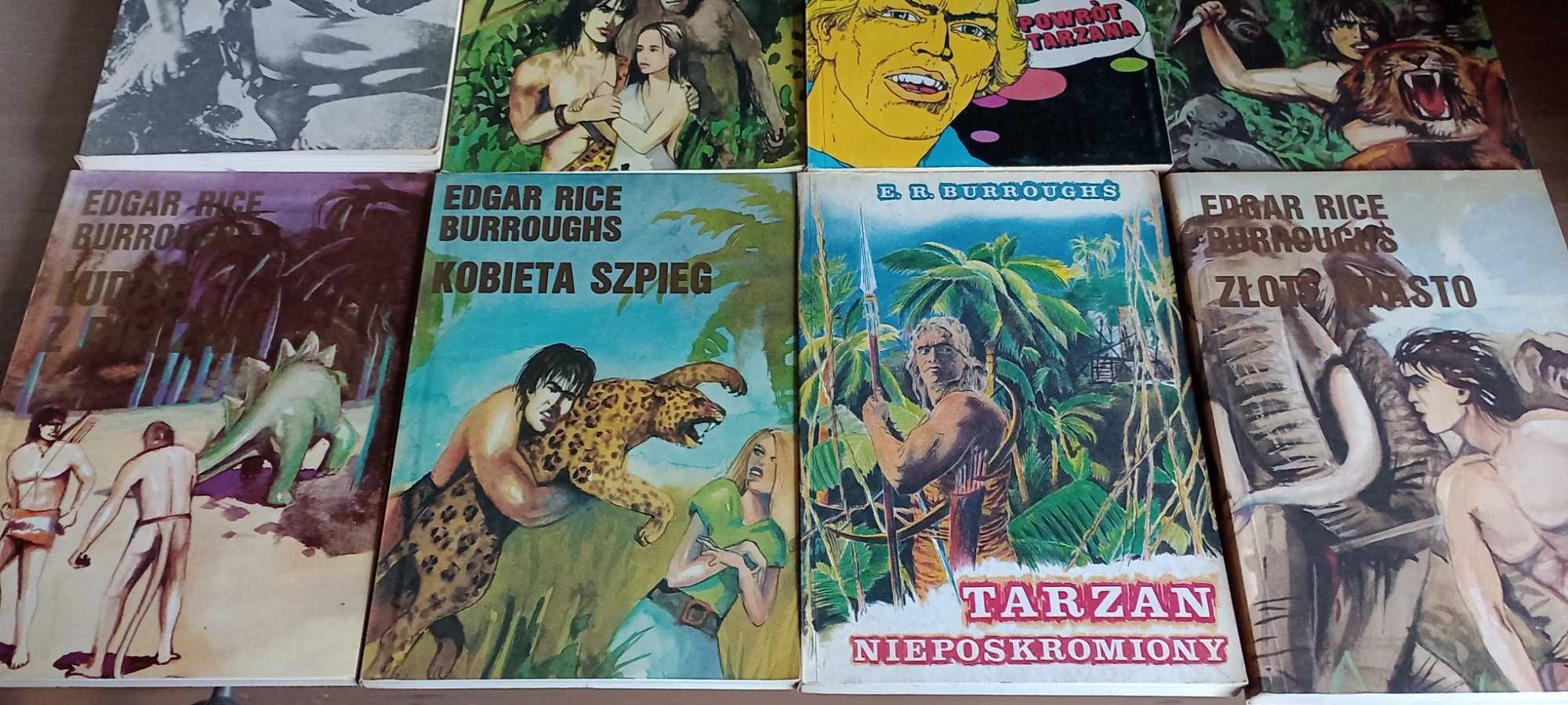 Edgar Rice Burroughs Tarzan zestaw 8 tytułów