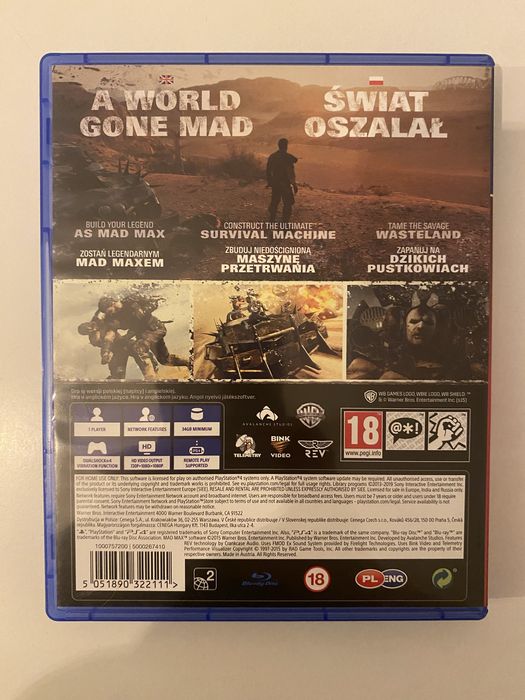 Mad Max PS4 jak nowa