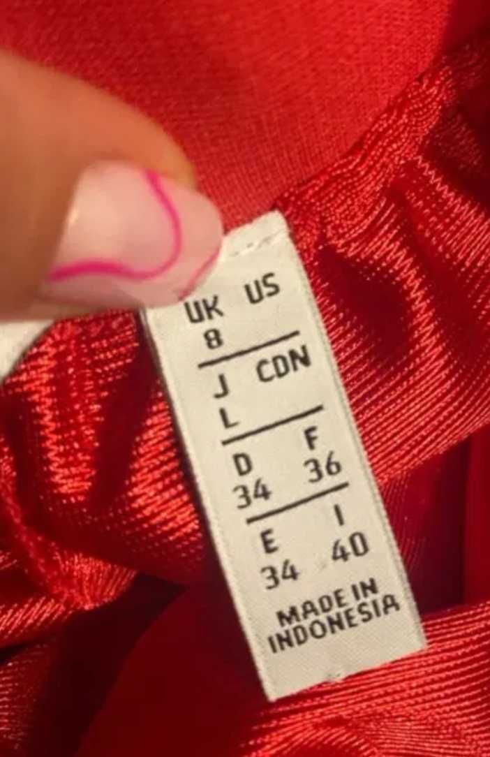 Spódnica Adidas tiulowa malinowa czerwona rozmiar 34 36