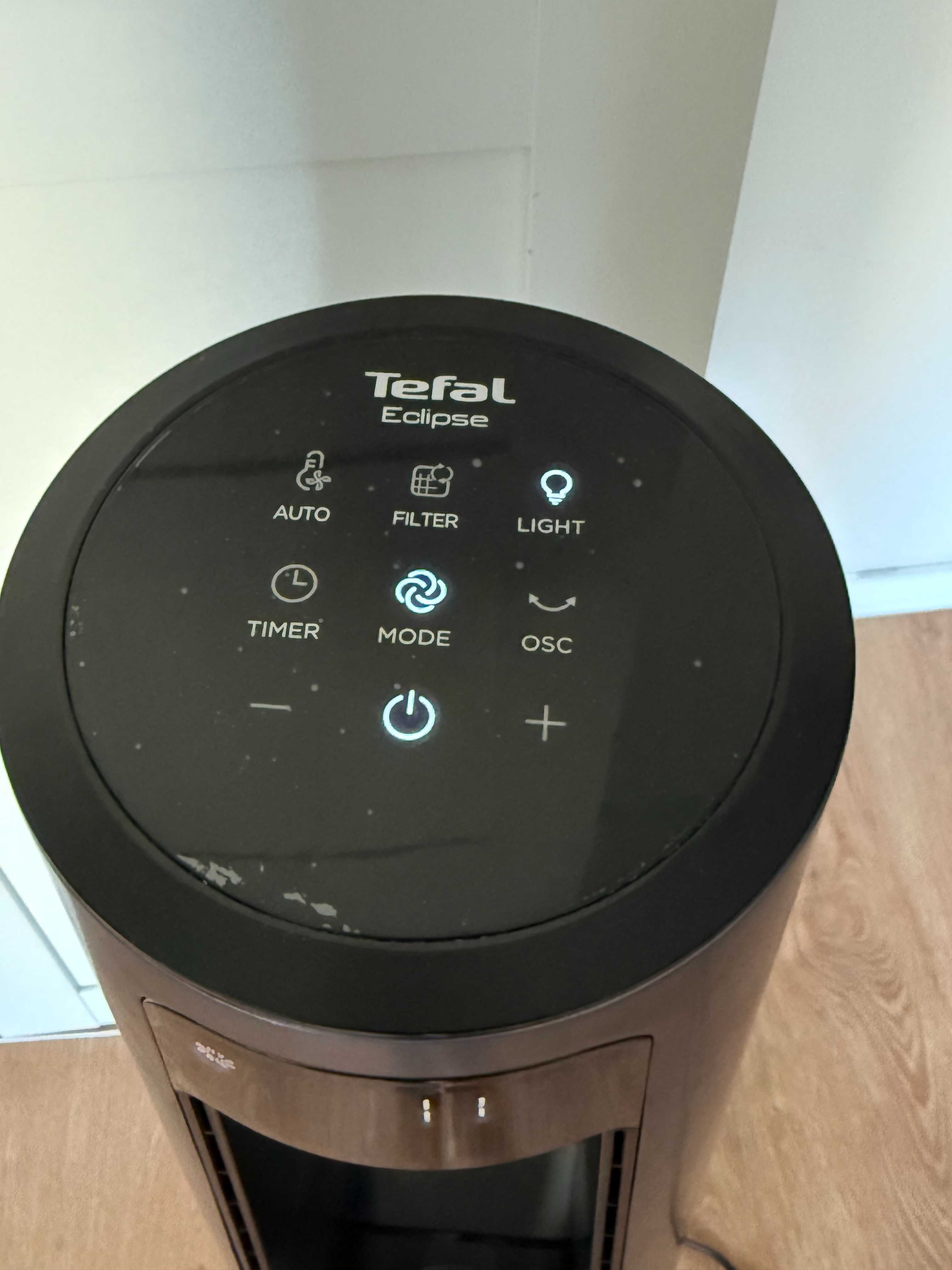 Oczyszczacz i wentylator kolumnowy tefal 2w1 eclipse
