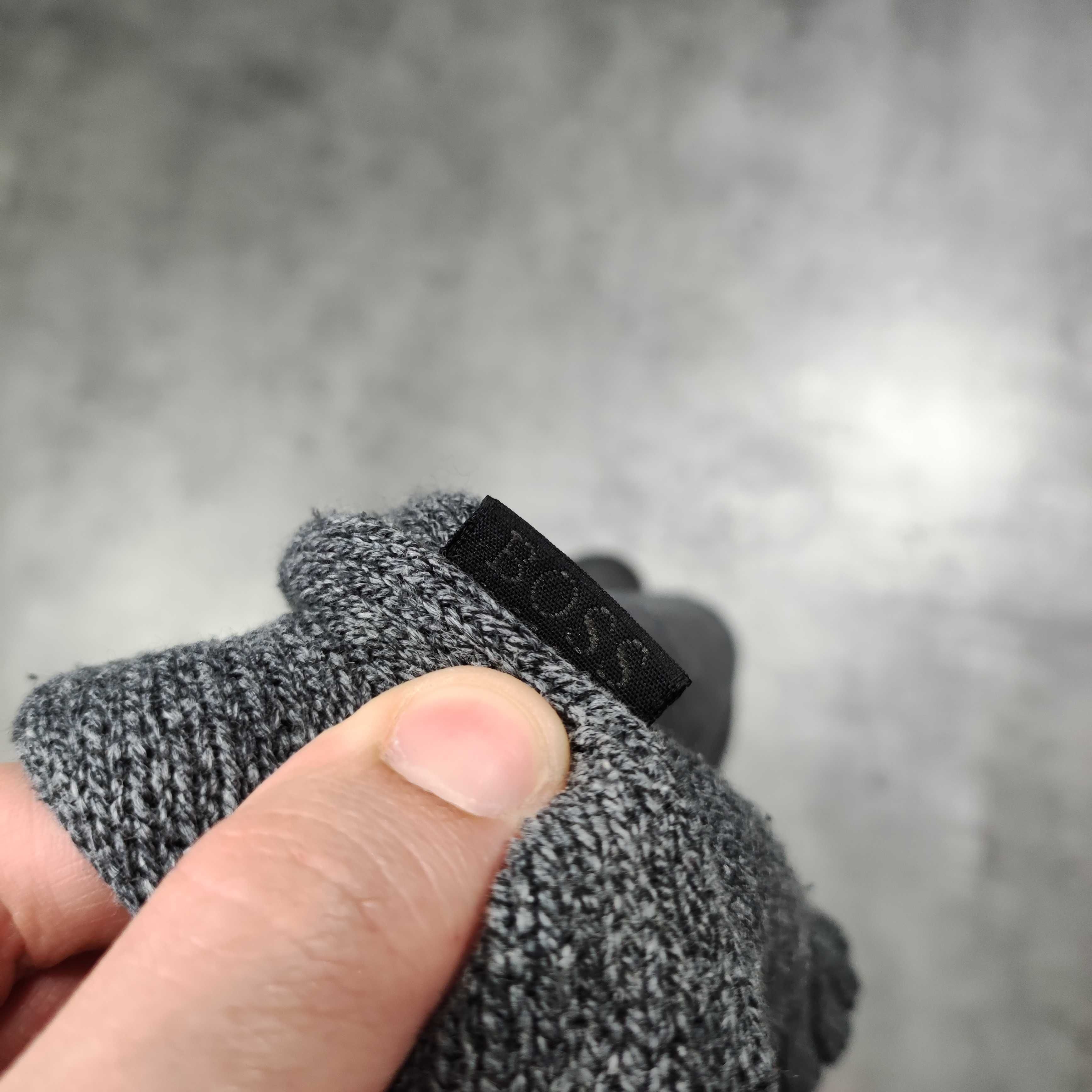 MĘSKI Sweter Pleciony PREMIUM szary Bawełna Hugo Boss Logo Elegancki