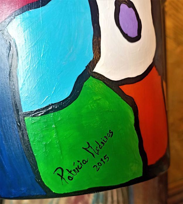 Manequim Pintado Mão Patrícia Medeiros