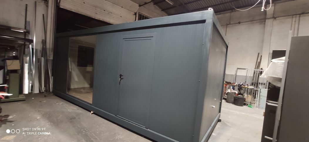 Contentor, stand vendas, bungalow