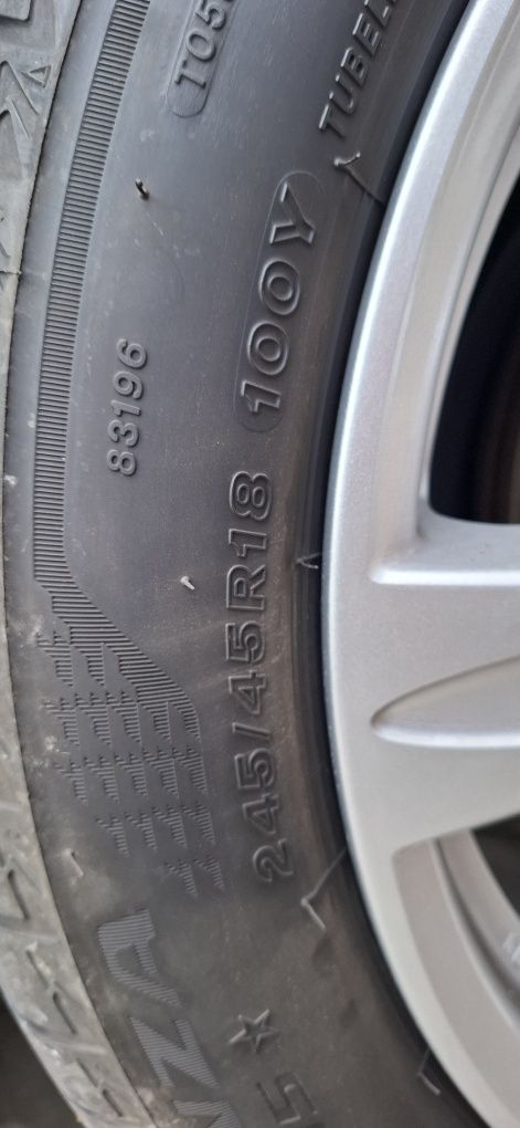 Koła 245/45R18 5x115 Opel PRAWIE NOWE