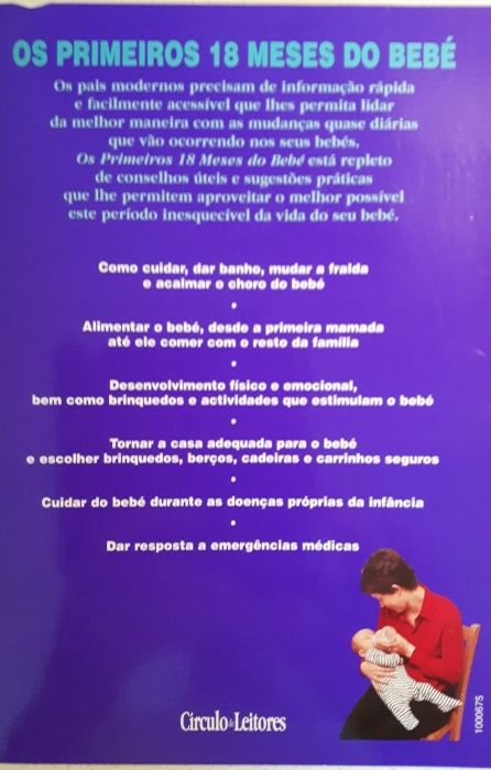 Livro "Os primeiros 18 meses do bébé"