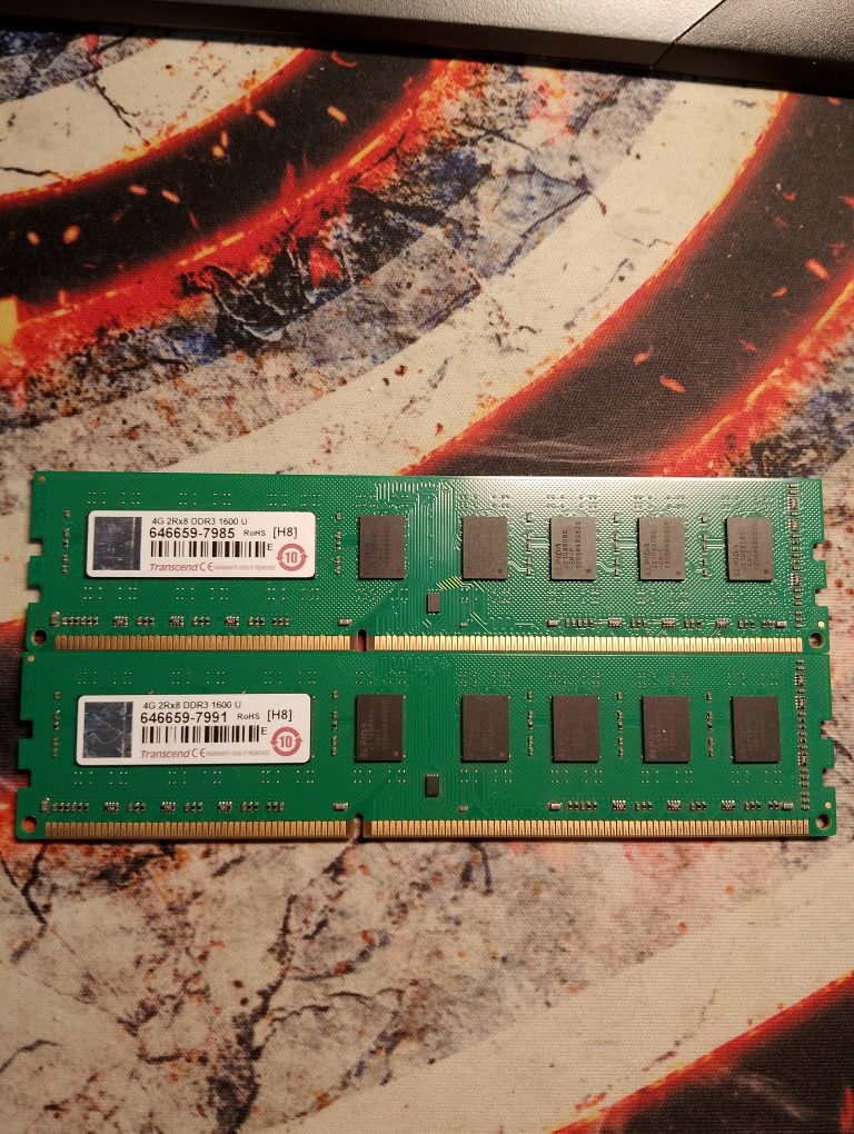 Dwie kości Ram DDR3 4gb