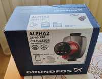 Nowa pompa Grundfos Alpha2 25-60 rozstaw 180 mm z AutoAdapt