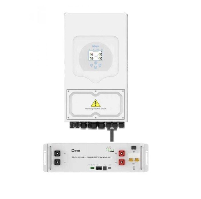 Комплект резервного живлення  Deye SUN-6K-SG05LP1 + Deye SE‑G5.1Pro‑B