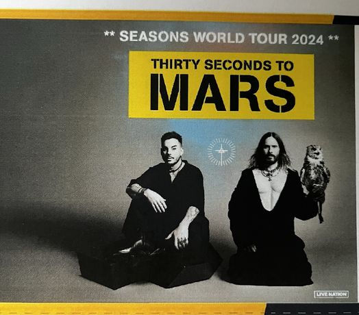 Bilety na koncert 30 second to mars