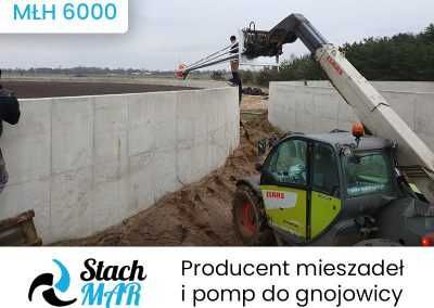 Mieszadło do gnojowicy hydrauliczne mieszadła mikser mieszarka MŁH6000