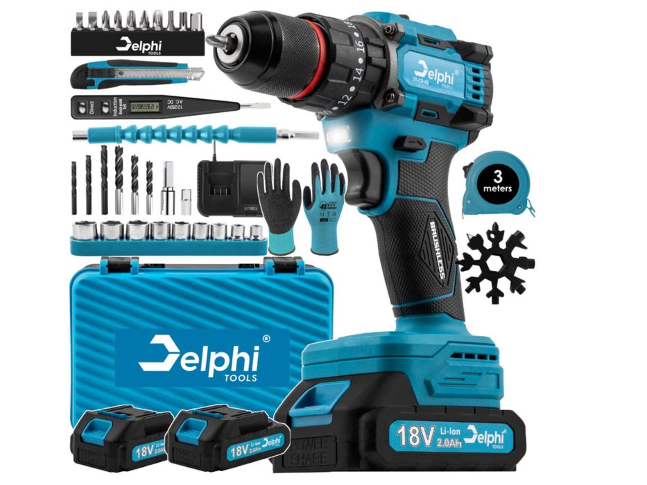 Wiertarko Wkrętarka Akumulatorowa Udarowa Wkrętak x2 Aku - WYPRZEDAŻ