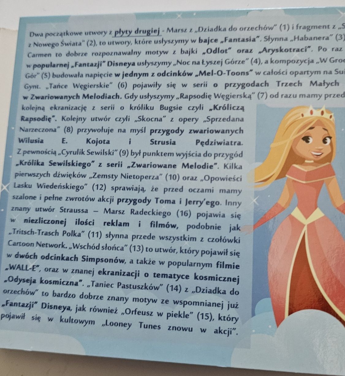 Klasyka dla dzieci w bajkach i filmach 2 płyty CD muzyka klasyczna