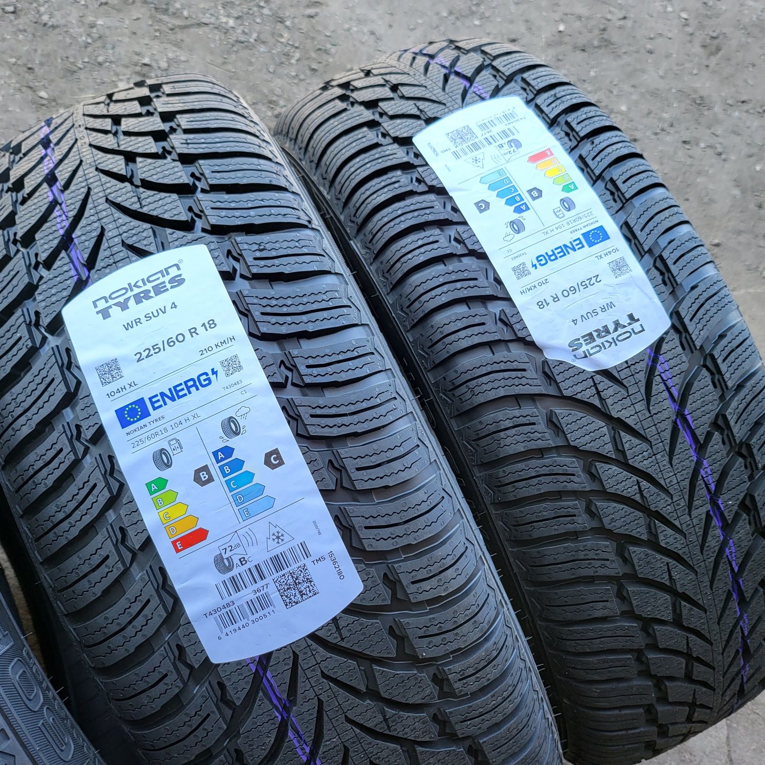 Nowe opony zimowe 225/60/18 XL Nokian 2022 rok