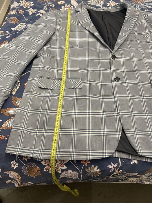 Marynarka męska w kratkę uniwersalna