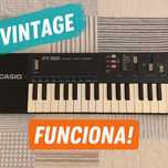 Teclado Casio PT-100 Vintage - Excelente estado + Fonte Original