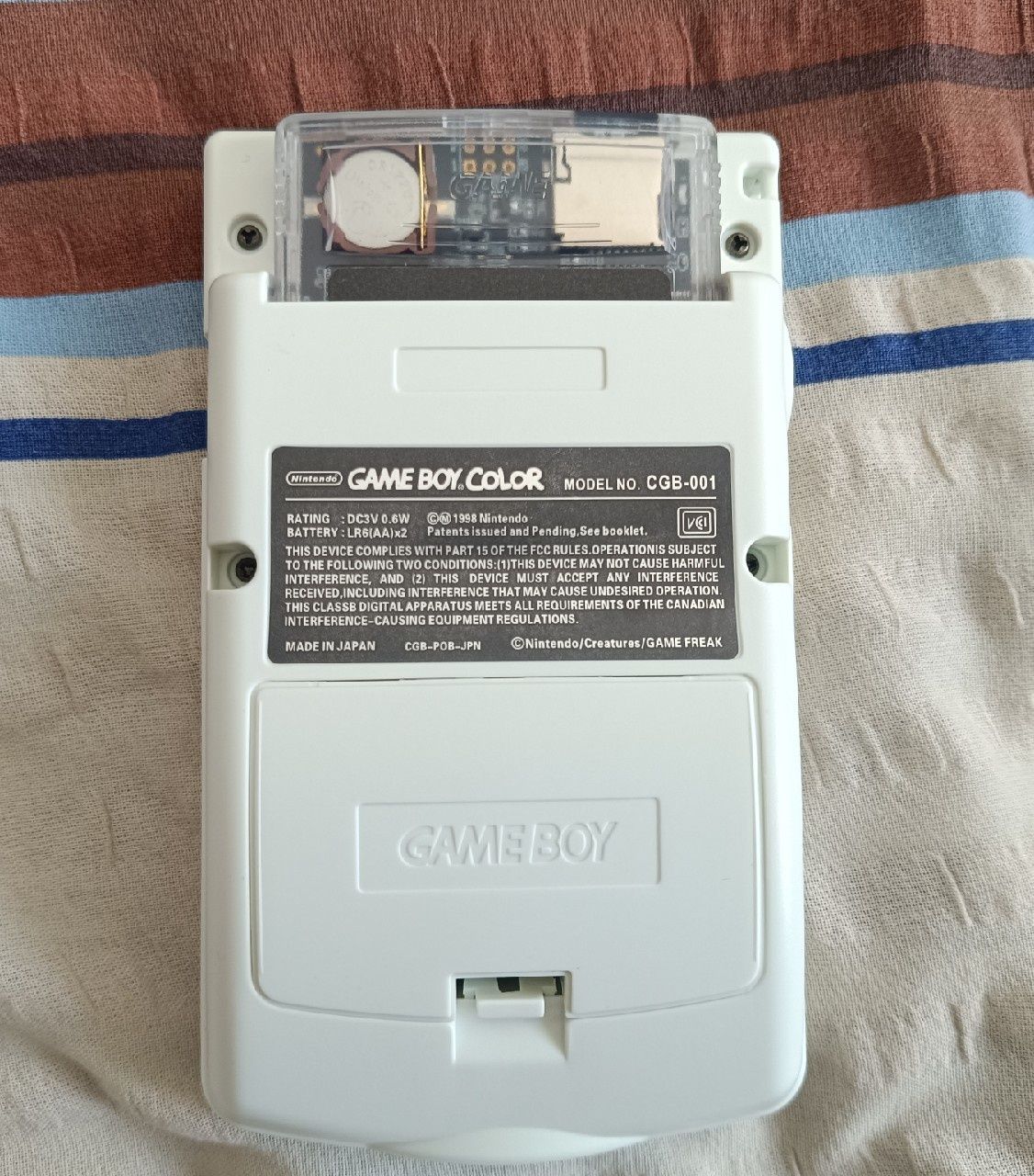 Nintendo GameBoy Color z ekranem OLED i nagrywarką