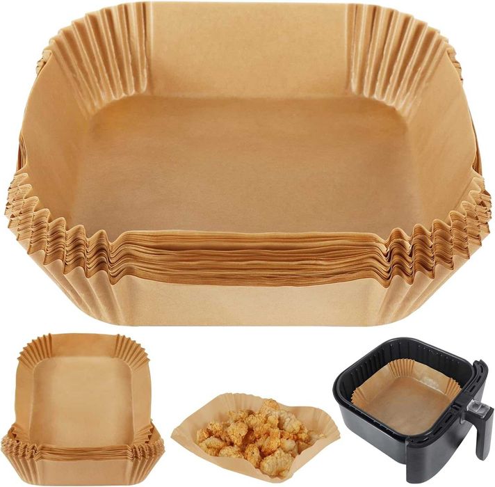 100x Papierowe wkłady do frytkownicy beztłuszczowej Air Fryer 1#