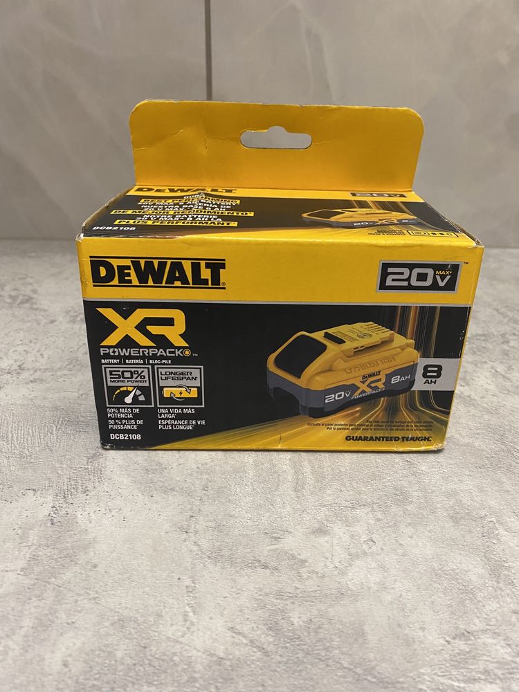 DeWALT ОРИГІНАЛЬНІ НЕ підробка акумуляторні батареї різної ємкості