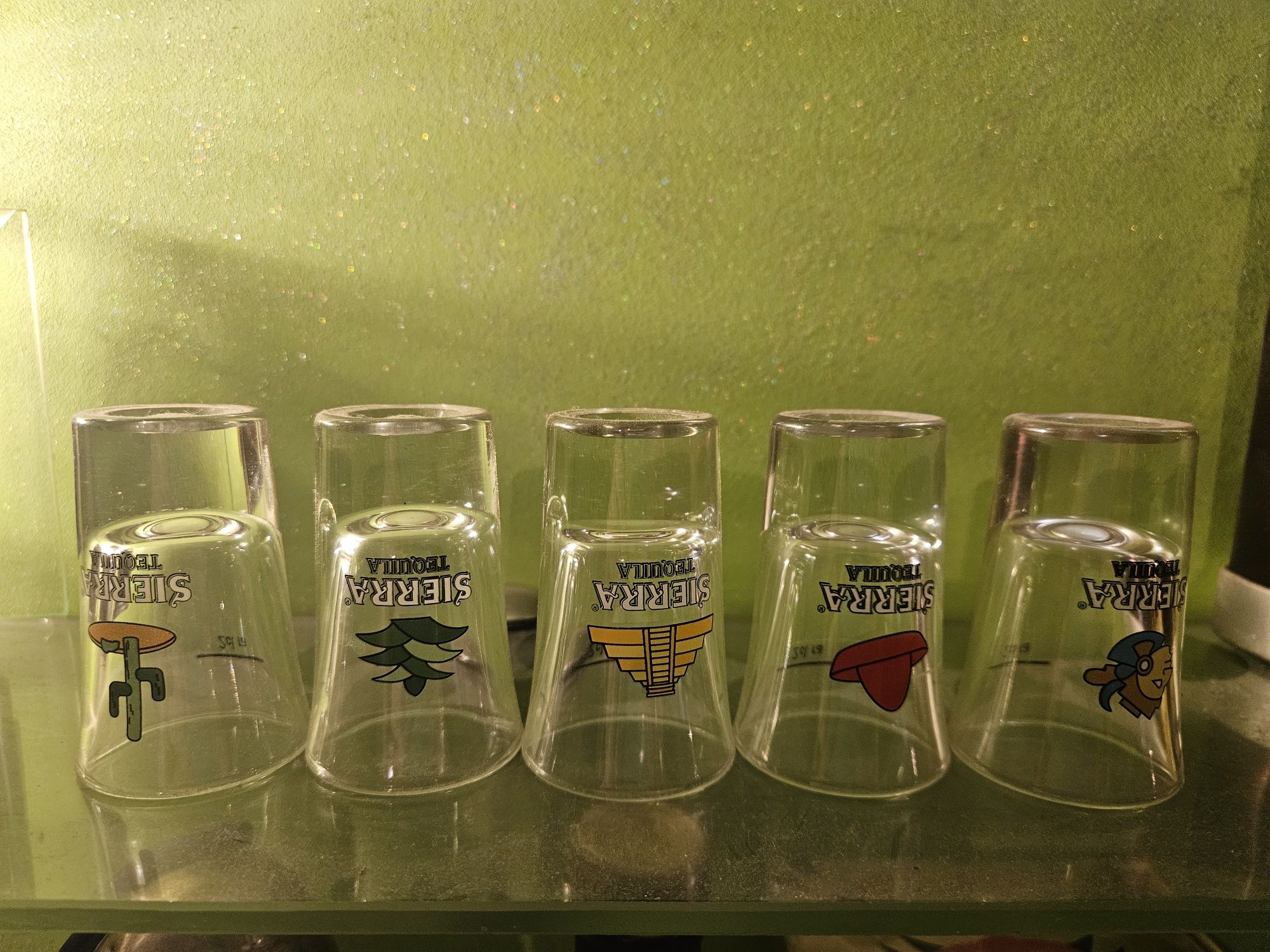 Kieliszki 5 sztuk tequila