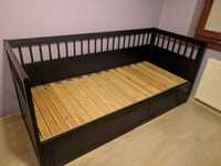 Łóżko składane leżanka IKEA Hemnes - czarnybrąz 160 x 200 lub 80 x 200