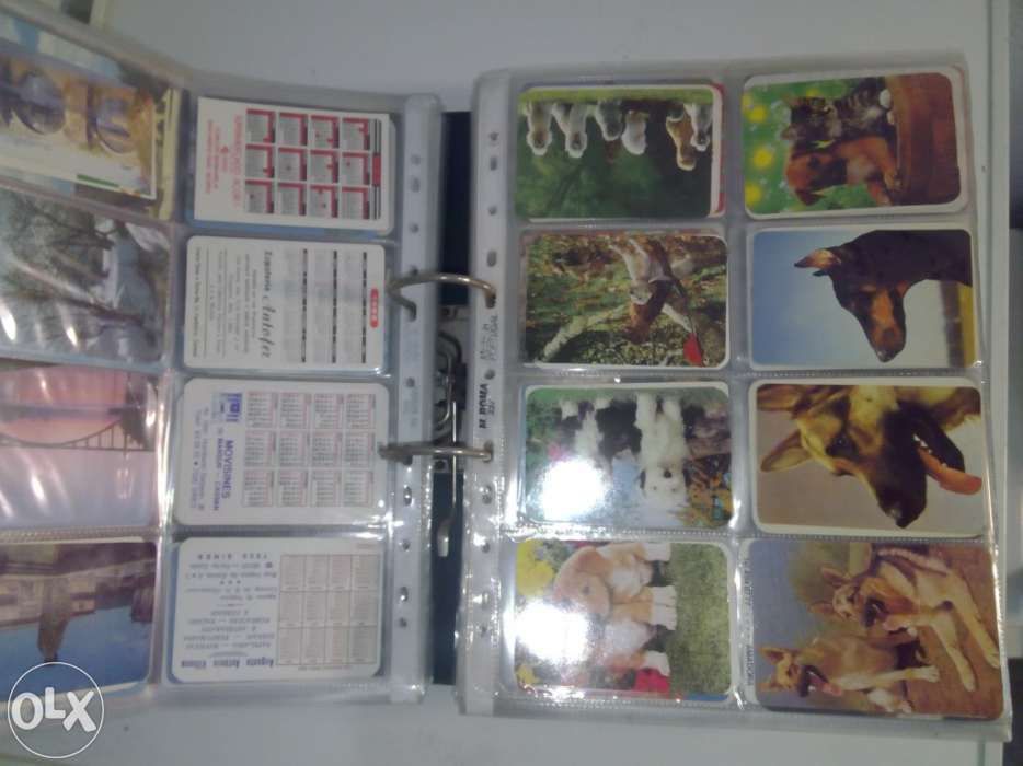 Calendarios pequenos coleçao